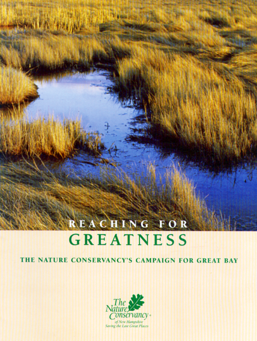 Cover of a fundraising piece for The Nature Conservancy