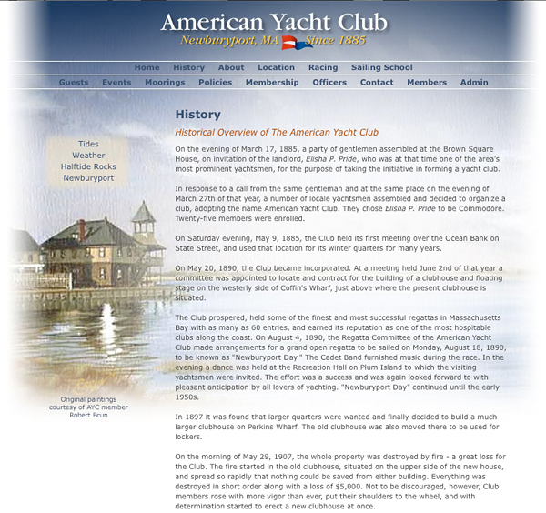 AYC website is data-driven
