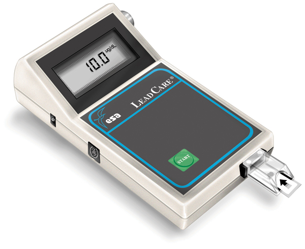Sample photo-realistic illustration of a blood analysis prototype